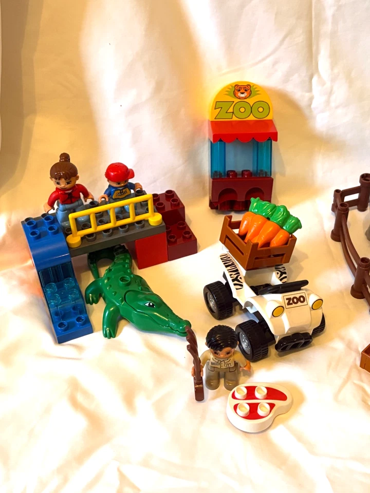Lego Duplo 5634 Feeding Zoo - Completo RETIRADO 2009 Foto 2 de 4