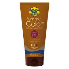 Banana Boat Summer Color Self Tanning Lotion Dark 6 oz Sunless Tanner