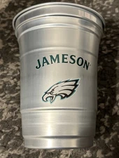 JAMESON Irish Whiskey PHILADELPHIA EAGLES Aluminum 16oz Cup