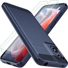 for Moto G Play 2024 Case: with 2pcs Screen Protector Shock-Absorption Flexib...