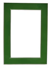 ELSA Metal Picture Frame 5"x 7" Silver Green Easel Stand