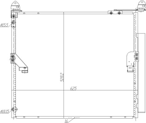 Hart Kondensator Klimaanlage FüR Toyota Land Cruiser Prado 3.0 D-4D-image