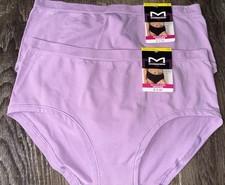 Maidenform  2-Pair Women's Seamless Hipster Underwear Nylon Blend Purple  M/6