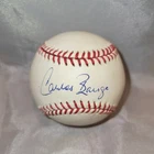 Carlos Baerga Autographed MLB Baseball – 3× All-Star, Cleveland Indians Legend