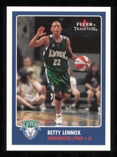 2001 Fleer WNBA #69 Betty Lennox  Basketball LYNX NM-MT