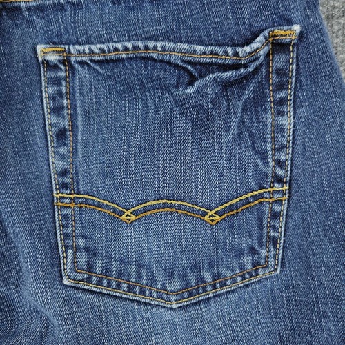 American Eagle Jeans Boy's Size 26 Blue Straight Denim Dark Wash Pockets Youth - Picture 12 of 15