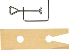 SE Wooden and Steel "V" Slot Bench Pin and Clamp - JT873VC…