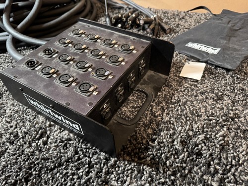 Whirlwind Custom 14x2 50ft Stage Audio XLR+RJ45 Snake 4x Ethercon Send/Return - Picture 5 of 8