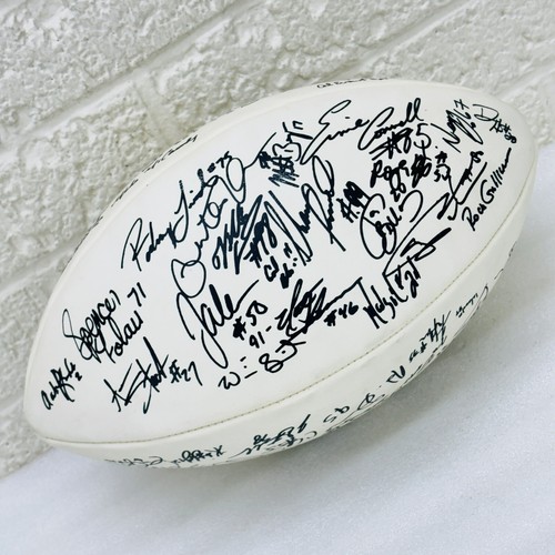 RARE‼ 2004 Baden New Orleans Saints Litho Signed Team Football Joe Horn - Picture 5 of 8
