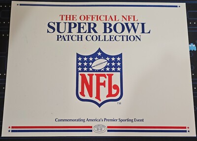 NFL Super Bowl Patch Willabee & Ward Collection 1-40 Patches Individuals