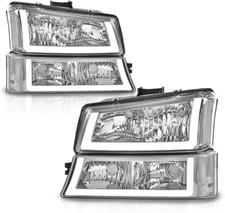 LED Headlight for 2003-2006 Chevy Silverado 1500 2500 3500 HD 03-06 Avalanche
