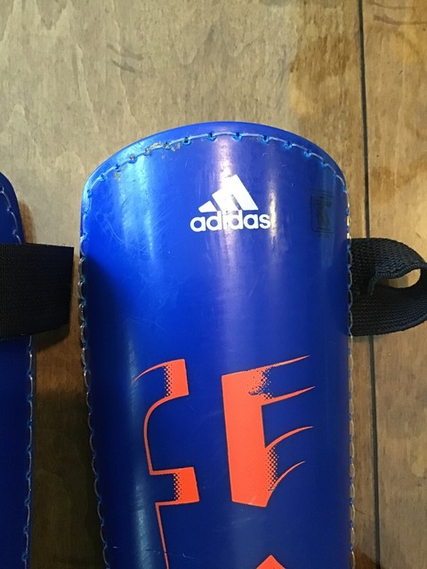 Adidas f50 Pro Youth Soccer Shin Guards w/ Ankle Sock Blue Large | eBay