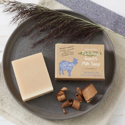Cyril's Soap Shed Handmade Natural Goats Milk Soap with Patchouli Essential Oil