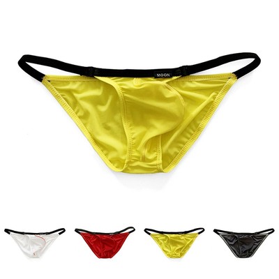 New 2022 Briefs For Men Lingerie Low Porn Pouch Slip Soft Bikini Thong