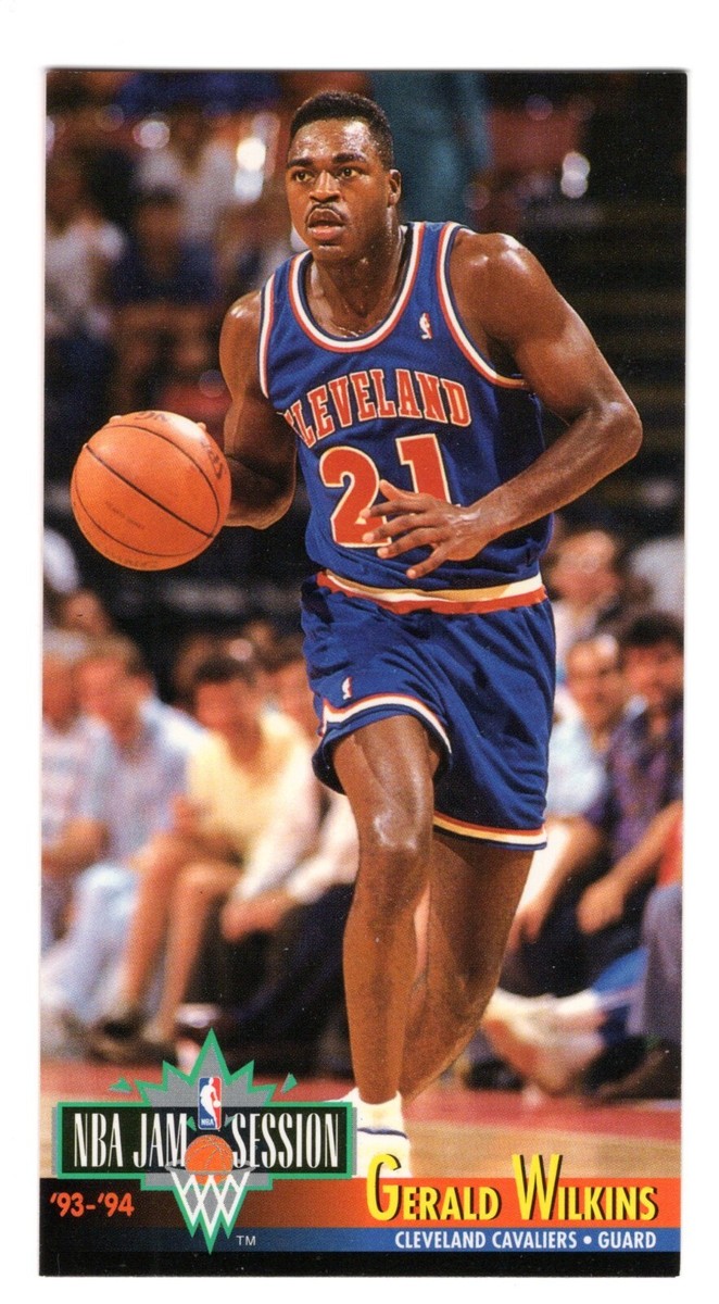 1993-94 FLEER NBA JAM SESSION GERALD WILKINS CARD #43 **NM-MT