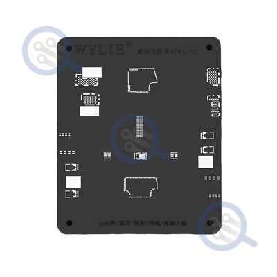 Wylie BGA Stencil - Face ID Dot Matrix Flood Illum iPhone X XS 11 Pro Max WL-02