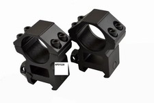 Rifle Scope Rings 1" High Rise Heavy Duty Weaver 1 Inch Aluminum Hexagon Shape