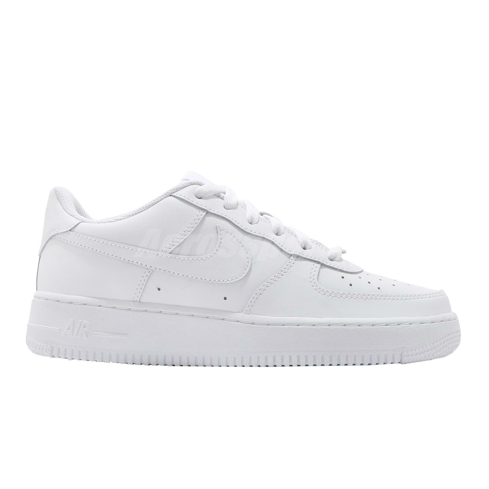 Nike Air Force 1 LE GS AF1 Triple White Junior Kid Women Casual Shoes  DH2920-111 | eBay