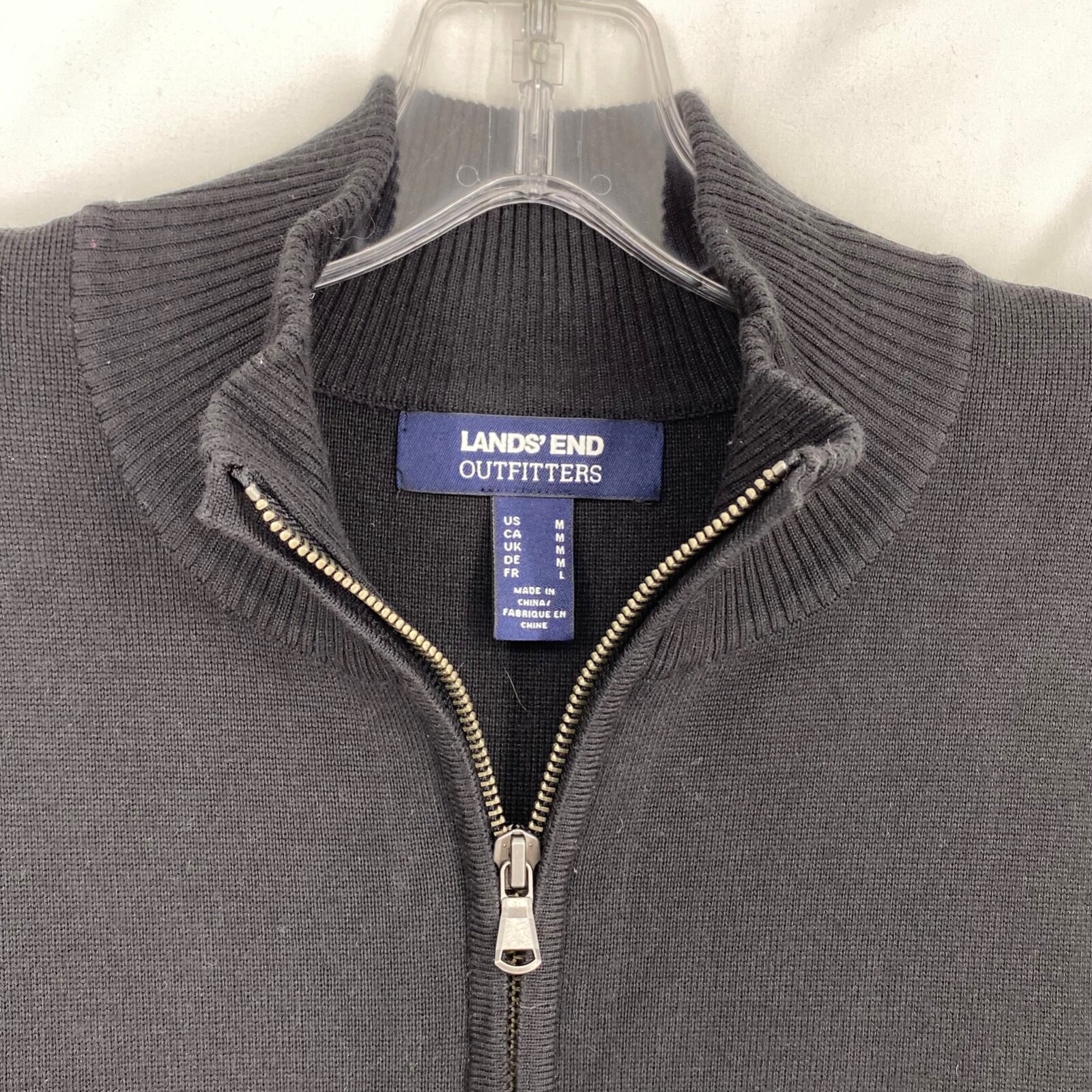 Lands' End Outfitters Mens Medium 1/4 Zip Pullover Sw… Gem