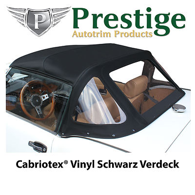Triumph Spitfire 1971-80 PVC Schwarz Verdeck Capote Capotta Capota Cabriokappen