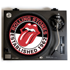 ROLLING STONES Turntable Slipmat for Vinyl Records 12" DJ Slip Mat rock vinyls