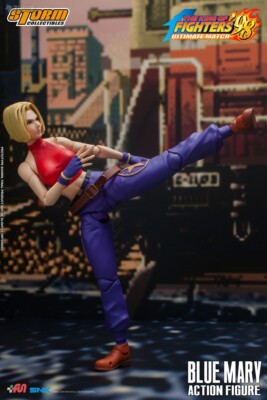 New Storm Toys 1/12 KOF 98 BLUE MARY 6″ Action Figures Collectible