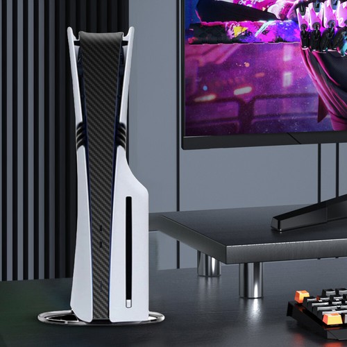 Adesivo skin per PS5 Pro PCV vinile adesivo pelle centrale (fibra di carbonio ne - Afbeelding 4 van 9