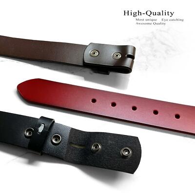 Replacement Belt Strap Genuine Leather Plain Casual Belt  display picture 1