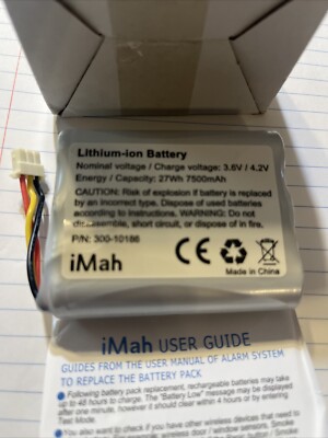 iMah Replacement Battery 300-10186 for ADT Command Smart Security Panel | 3.6V 2