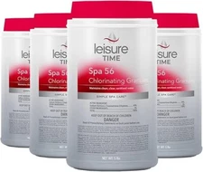 Leisure Time Spa 56 Chlorinating Granules 5lb. (Pack of 4)