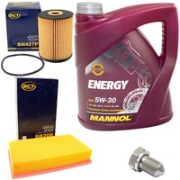 MotoröL Filter Set 5W30 4 Liter + ÖLablassschraube FüR Audi Cabriolet 8G7 1.9