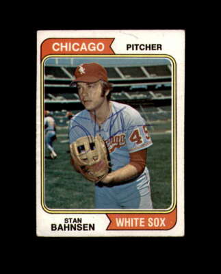 Stan Bahnsen Hand Signed 1974 Topps Chicago White Sox Autograph
