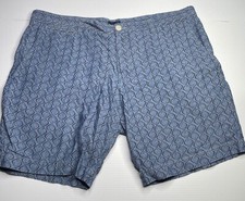 Sportscraft Canvas Chino Shorts Mens Size 40 Waist Blue Casual Style Fashion Fit