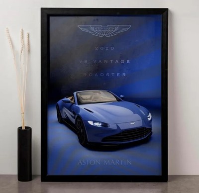 2020 Aston Martin V8 Vantage Roadster Poster