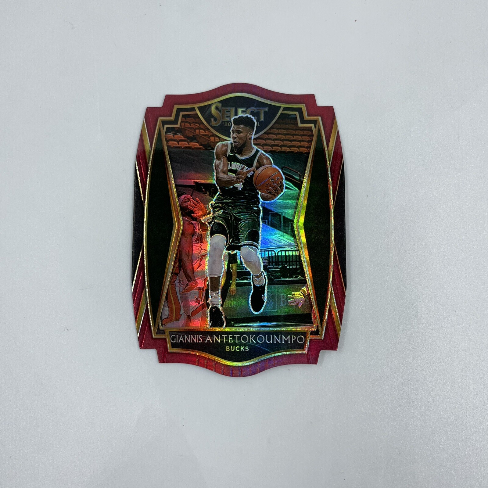 2020-21 Select Maroon Die Cut #117 Giannis Antetokounmpo 145/175