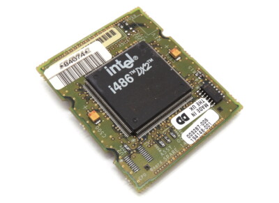 Intel i486 DX2 Mobile Processor Laptop Notebook Upgrade Board CPU 003287-006