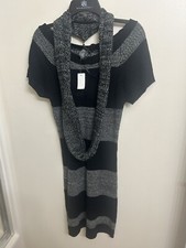 Sweater Dress with Scarf Size Medium