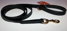 NEW biothane 4 ft dog leash, brass clip, Amish made SUPERIOR quality lead