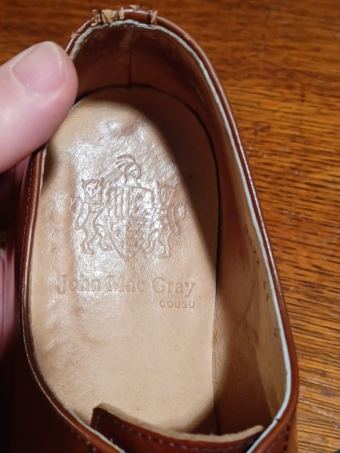 John Mac Gray Brown All Leather Split Toe Derby L… - image 12