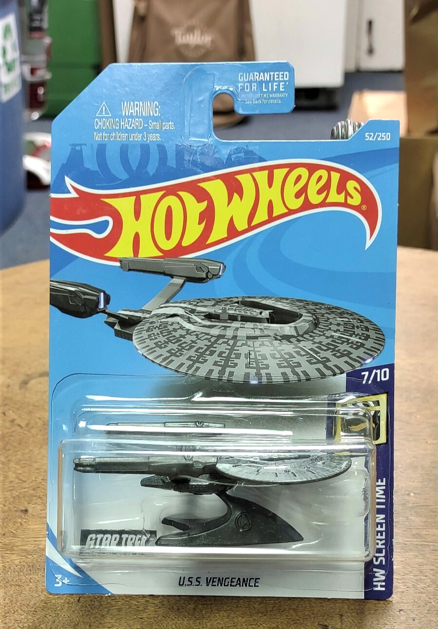 2019 Hot Wheels HW Screen Time Star Trek U.S.S. Vengeance #7/10 #52/250  C10
