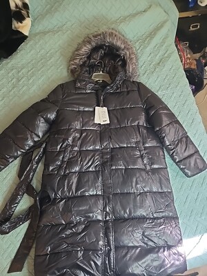 GGLEAF Winter Thicken Puffer Coat Women's Size XL Black