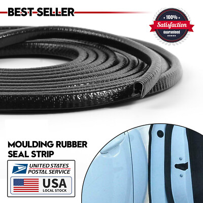 20M BLACK Rubber Seal 4 Car Door Edge Guard Trim Molding FITS Caliber NEW