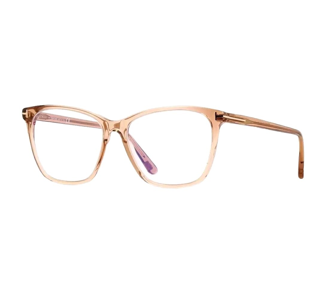 Cat Eye Glasses Tom Ford Rose Gold Glasses Tom Ford TF5762-B 045