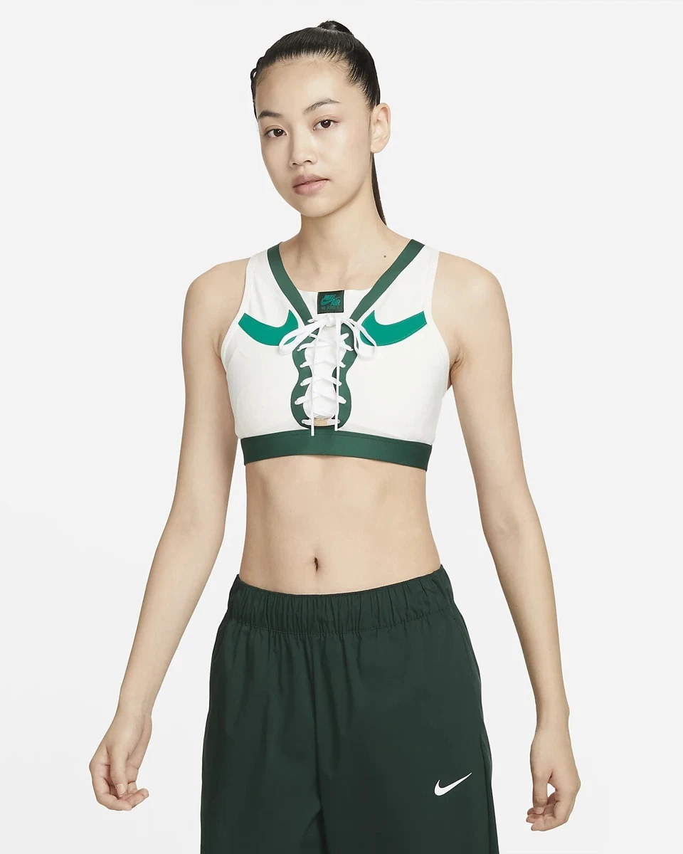 Nike Swoosh Air Force 1 Medium Support Sports Bra - XS- Extra