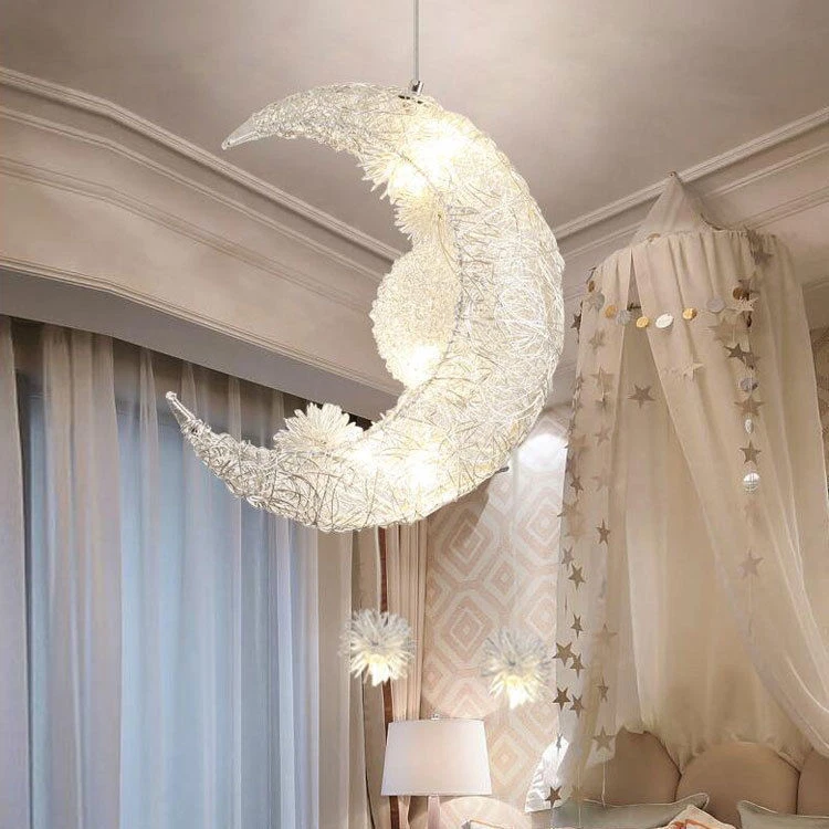 Moon and stars chandelier deals
