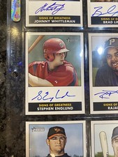 2007 Bowman Heritage Signs of Greatness Stephen Englund #SG-SE Auto