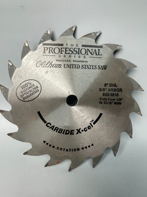 The Professional Series Oldham United States Saw Carbide X-Cel 8'' Dia 5/8''