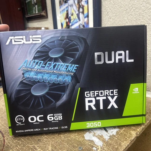 Asus Dual Nvidia Ampere Arch GeForce RTX 3050 6GB GDDR6 OC Edition