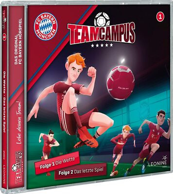 FC Bayern München Team Campus - Folge 1 2 3 4 5 6 7 8 9 10 11 12 13 14 - CD Box