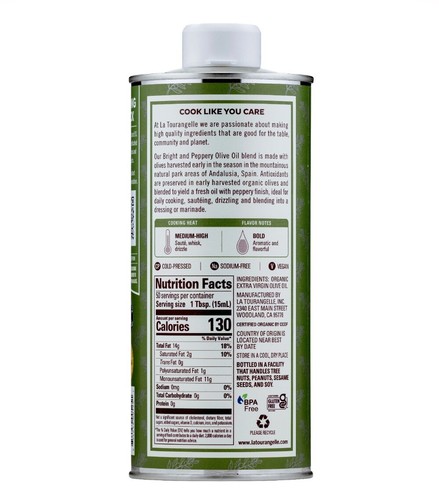 La Tourangelle Organic Extra Virgin Olive Oil25.4fl Oz Cooking Oils&Serving Oils - Picture 2 of 7